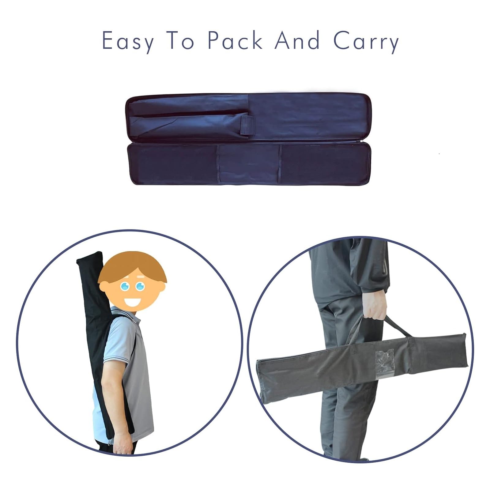 FSFLAG portable design and carrying bag for easy transport and storage.