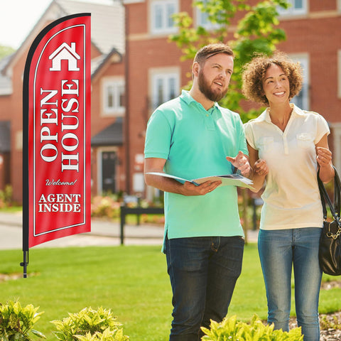 FSFLAG Real estate Open House banner helps boost visibility at busy events