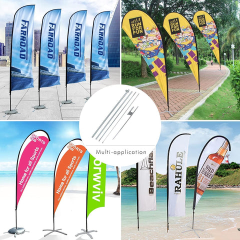 FSFLAG storefront-ready display that stays steady in outdoor conditions.