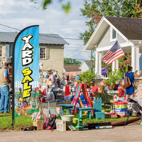 FSFLAG Yard Sale flag kit for affordable outdoor advertising