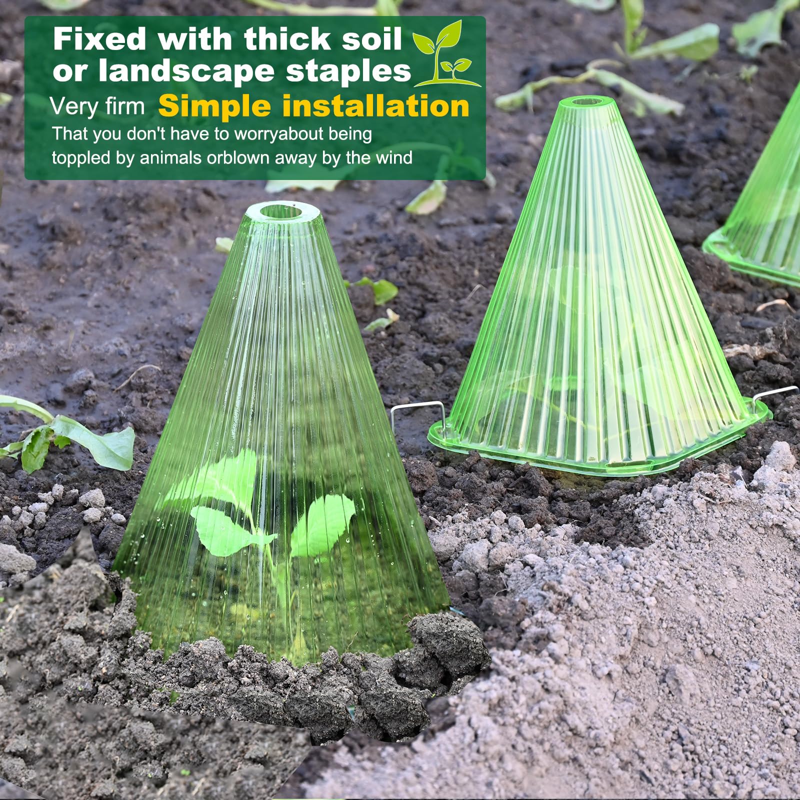 Fshow Green Plant Cover Pack for quick deployment in gardens