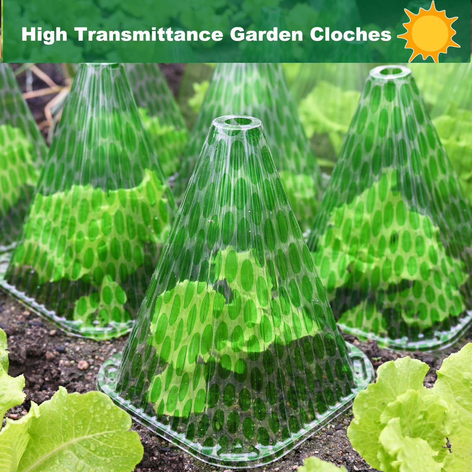 Fshow reusable garden cloche set for long-term planting seasons