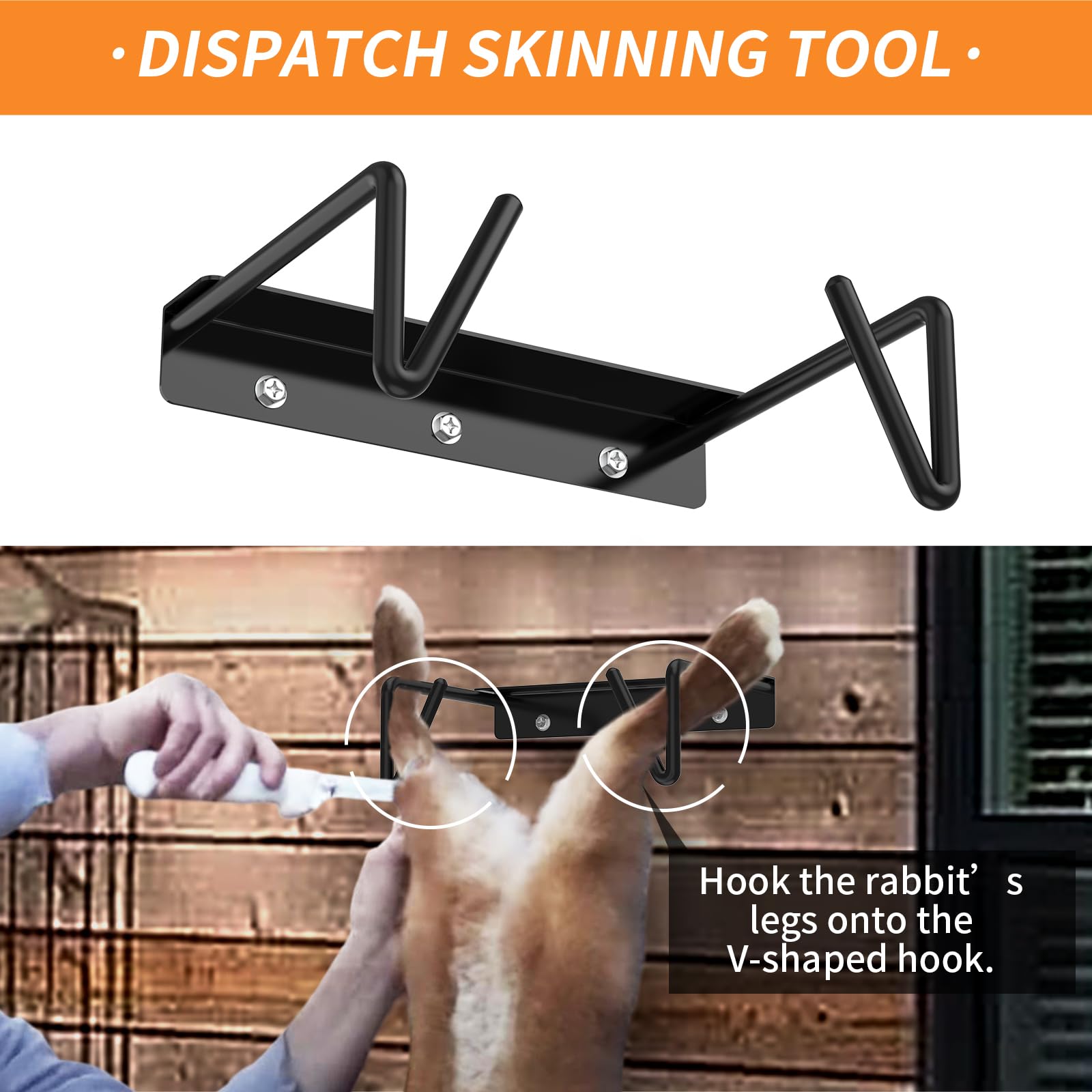 FSNIWEKO durable all steel construction supports rigorous small-game processing.