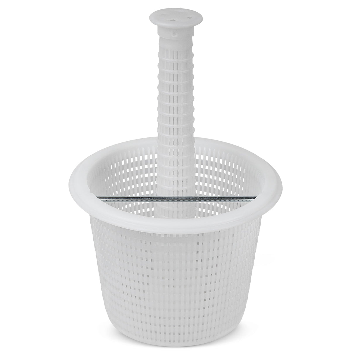 FSQLB SP1070 pool skimmer basket front view, durable for Hayward inground pools.