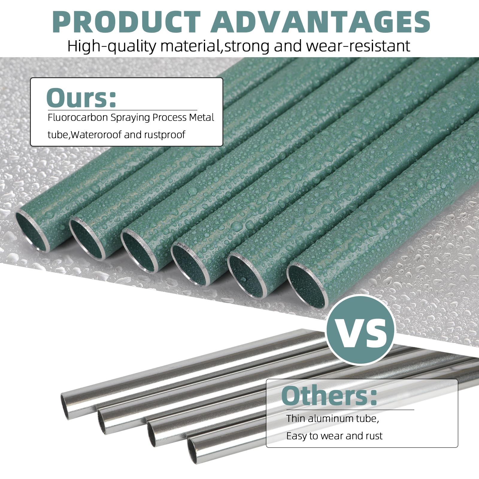 FSVGYY fluorocarbon-coated surface resists fading and rust.