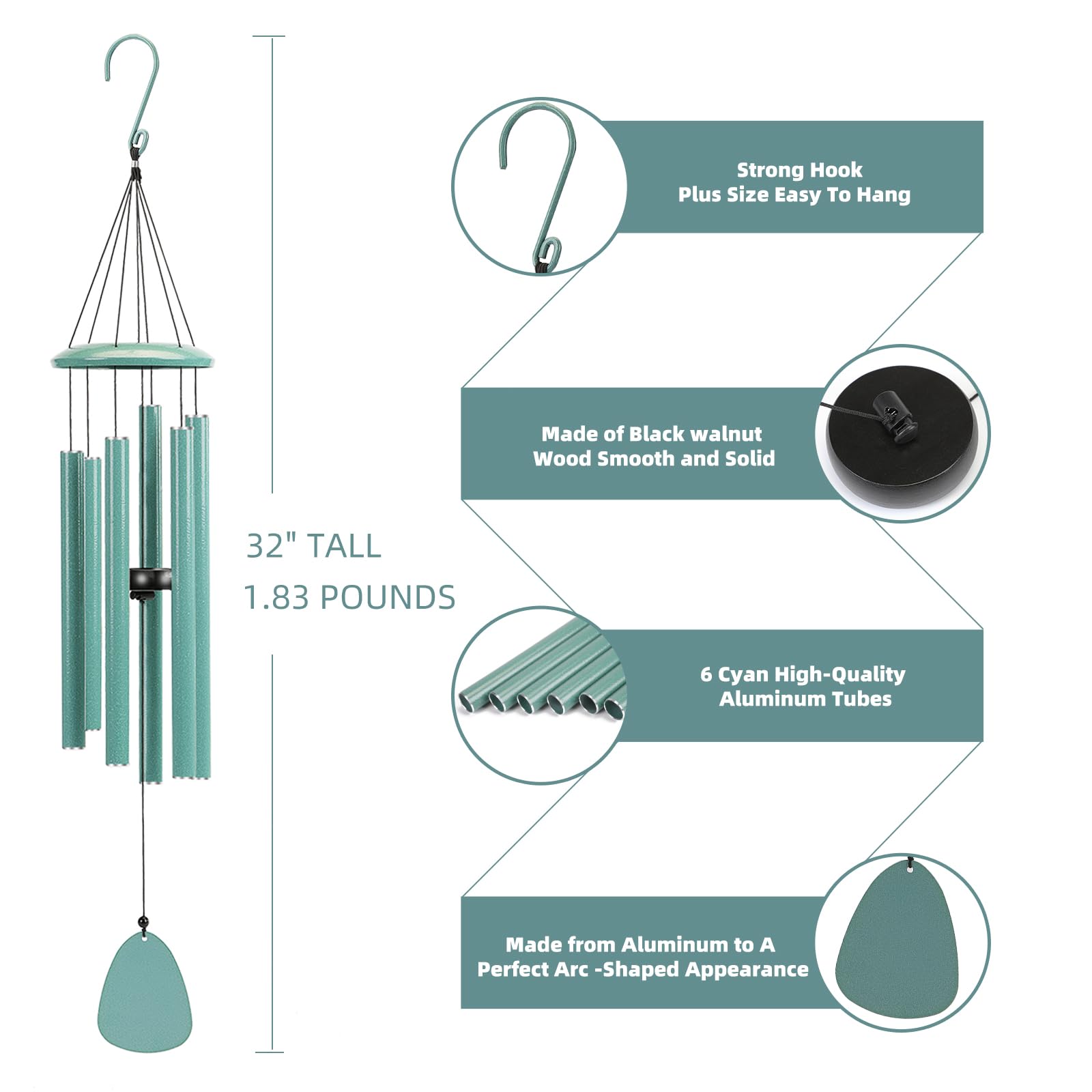 FSVGYY premium nylon cord adds durable, weather-ready support.