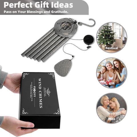 FSVGYY wind chimes gift-ready packaging ideal for housewarmings anniversaries and memorials