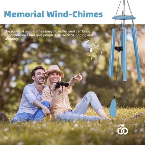 FSVGYY wind chimes 32-inch tuning to E pentatonic for harmonious melodies.