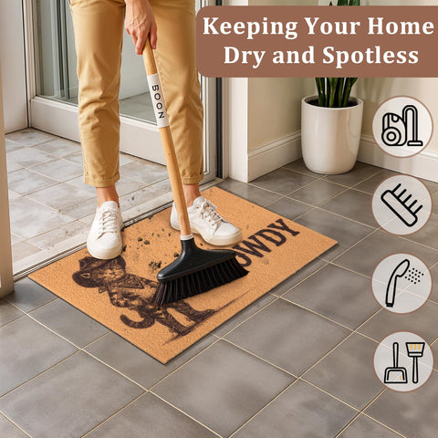 Fttoyoly durable coir with a firm base stays flat through heavy traffic.