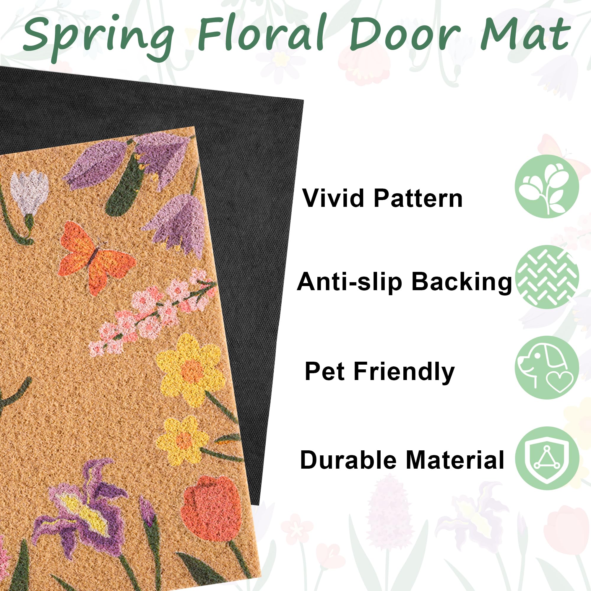 fttoyoly dirt-scraping texture helps remove mud and debris before entry