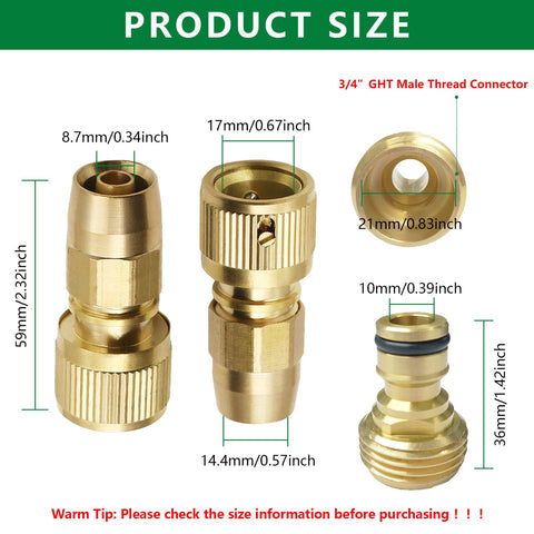 FUATY durable brass material close-up highlights outdoor-friendly construction.