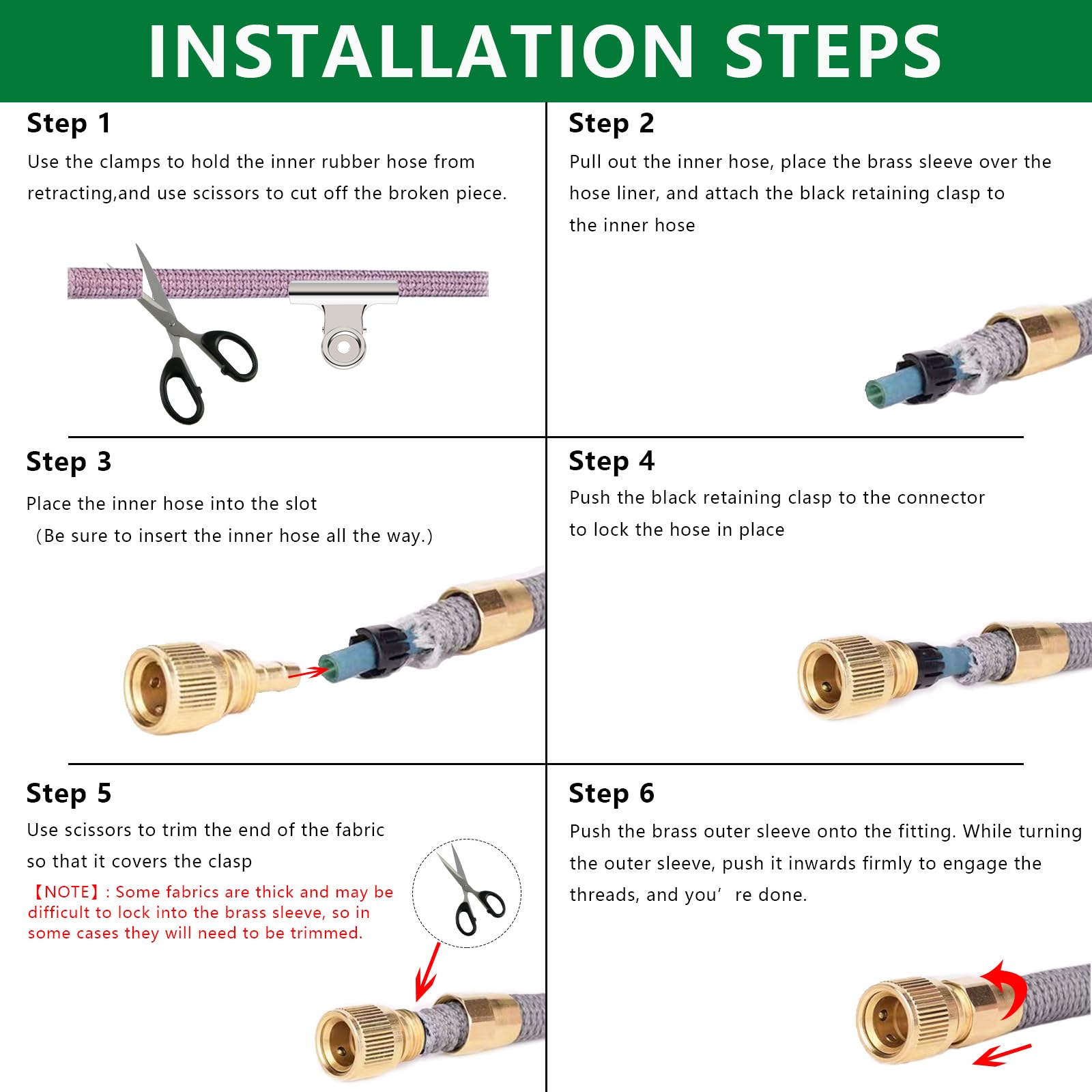 FUATY installation instruction image showing straightforward assembly.