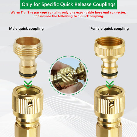 Packaging and quick-start guide for FUATY hose repair kit.
