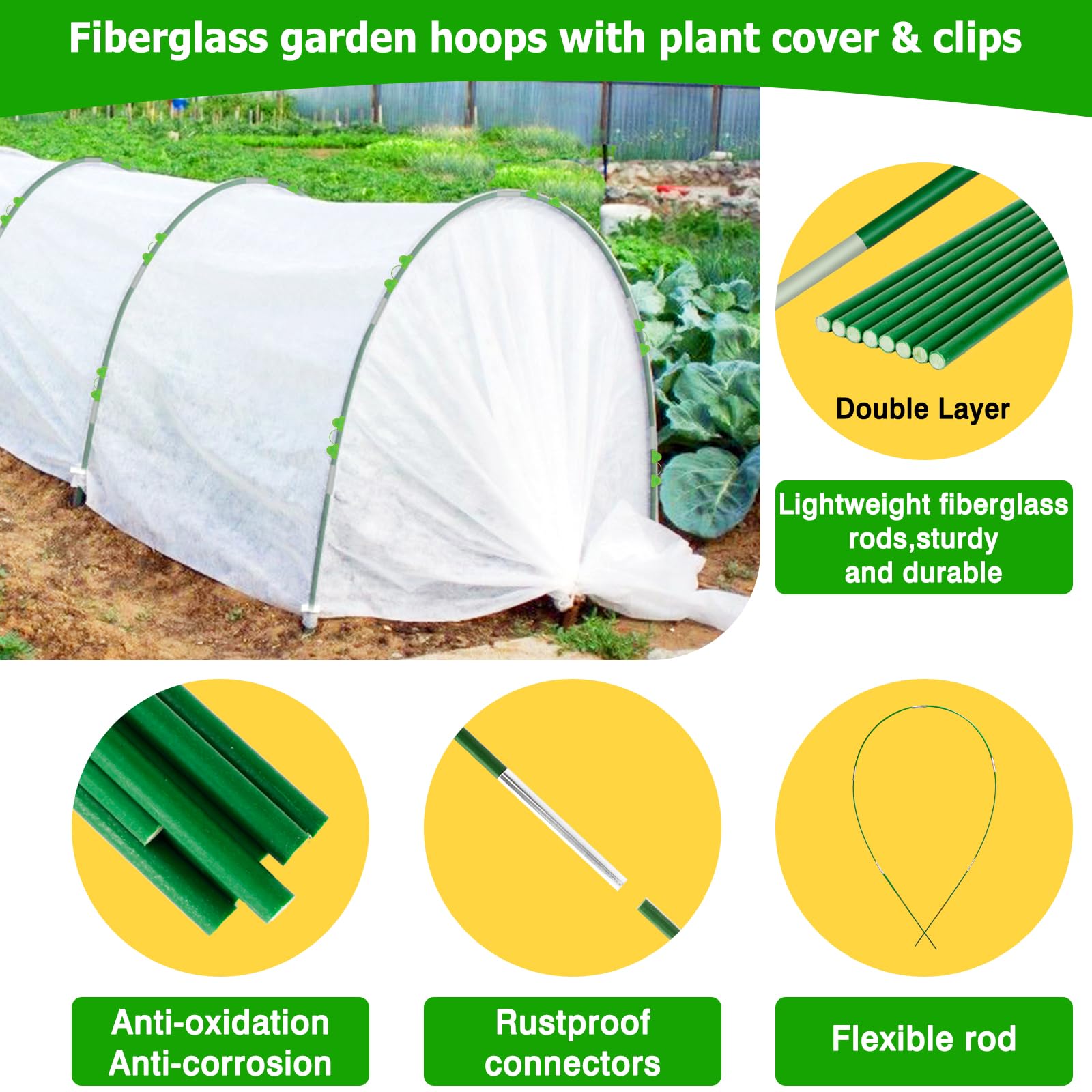 FuBegi floating row cover transmits about 85% light for plant health.