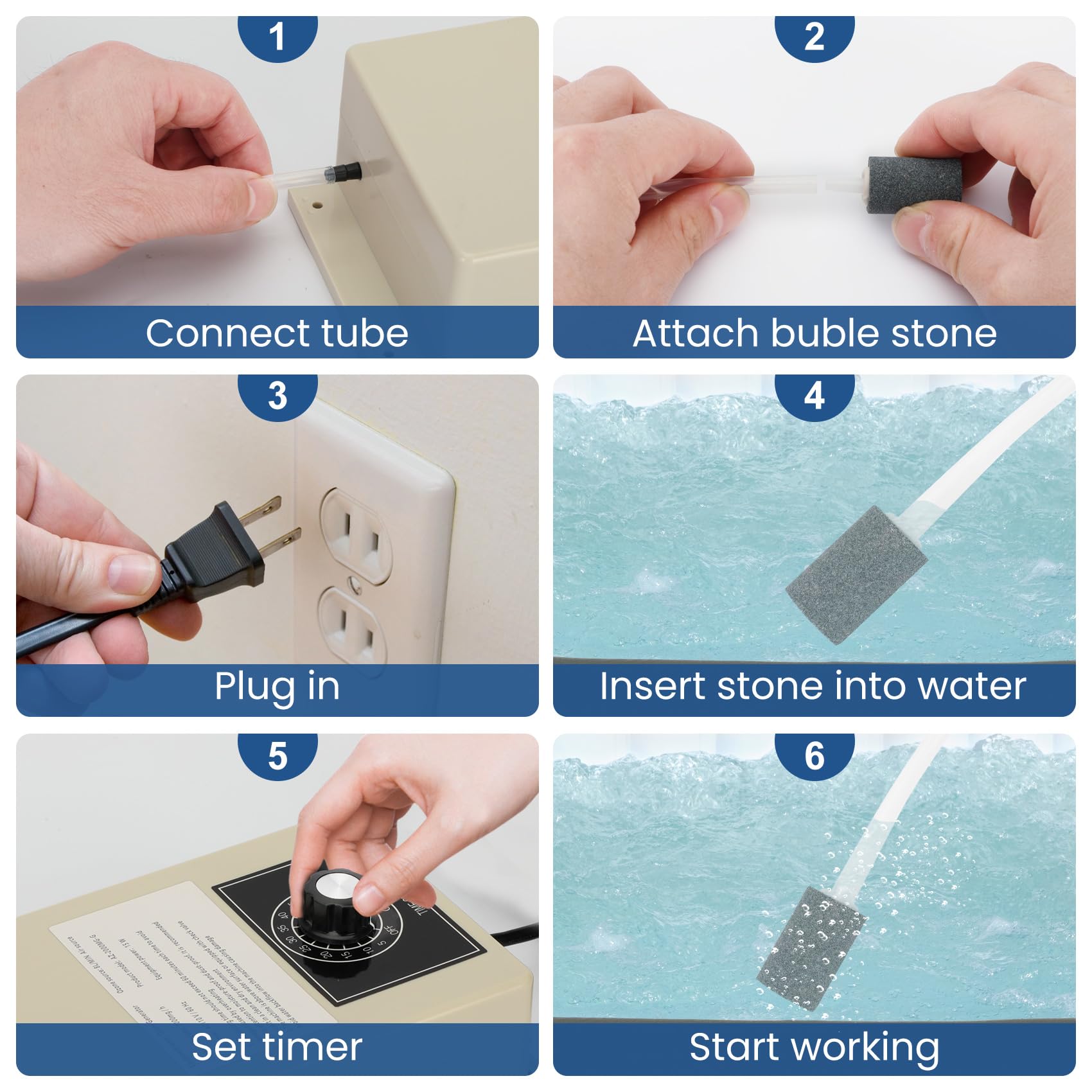 Fuceter ozone unit is easy to install beside your tub.