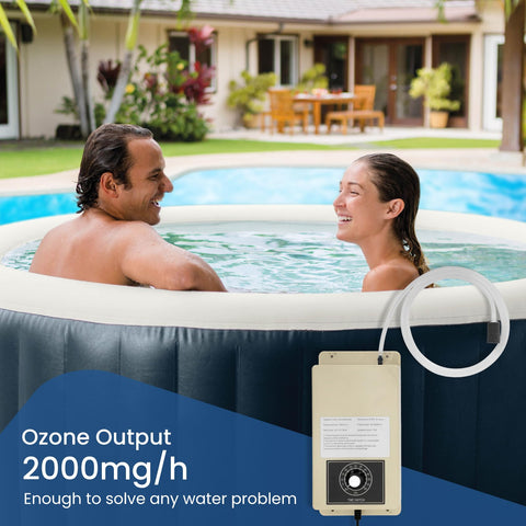 Fuceter ice bath bubbles keep water clean and refreshed.