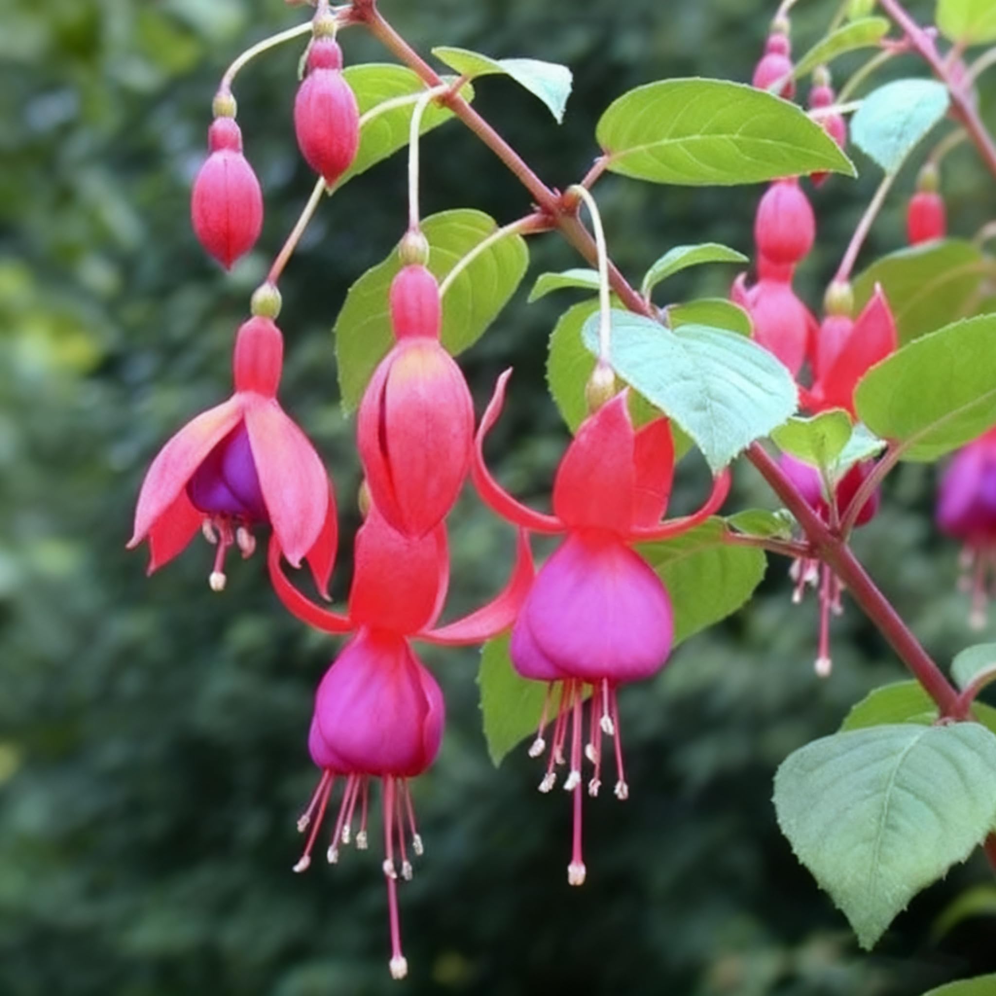 Fuchsia Seeds thrive in cool shade, brightening challenging garden corners.
