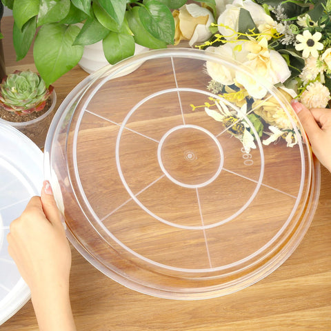 Fuijol clear plant saucer dry surface minimizes mess after watering