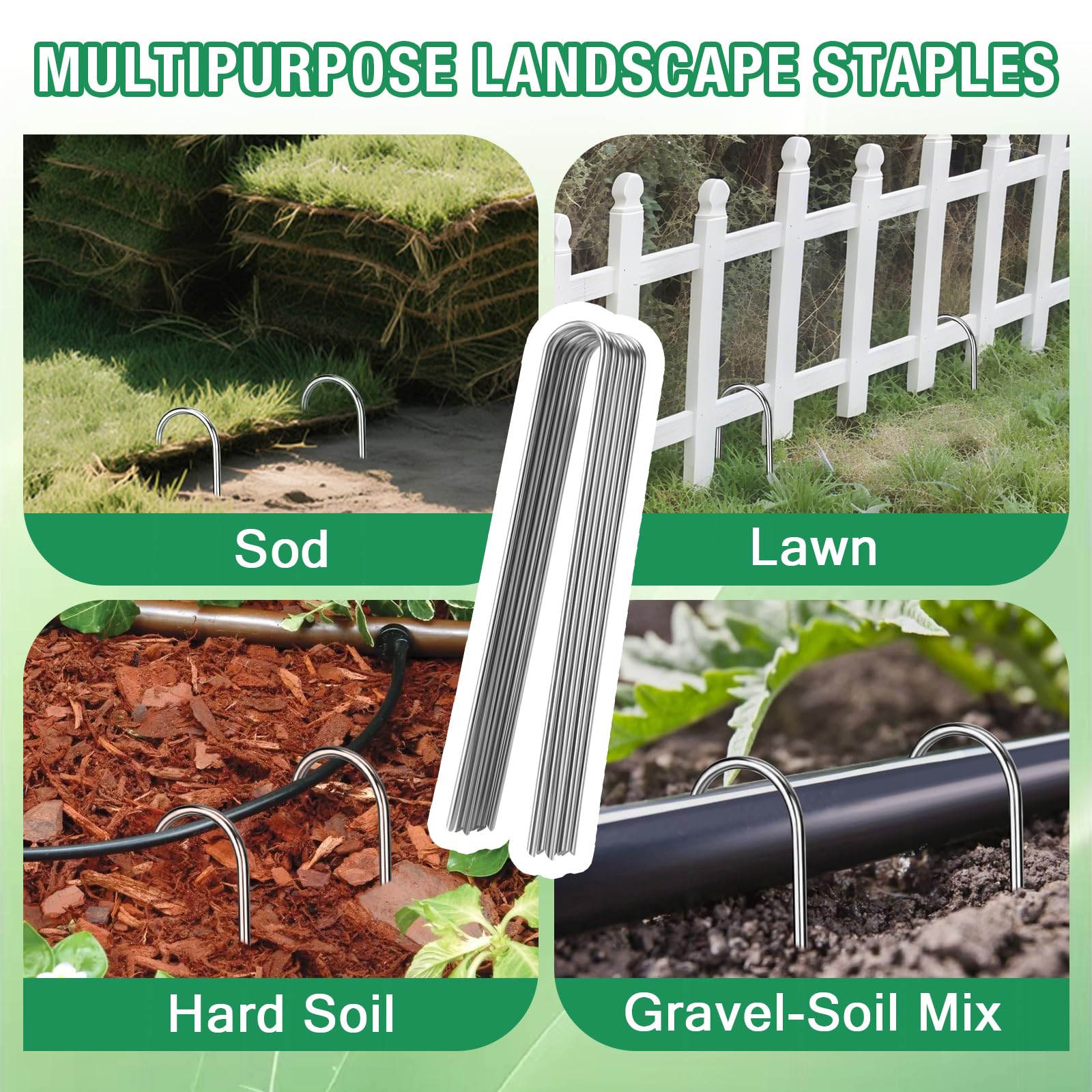 FUIJOL versatile stakes suitable for artificial turf installations