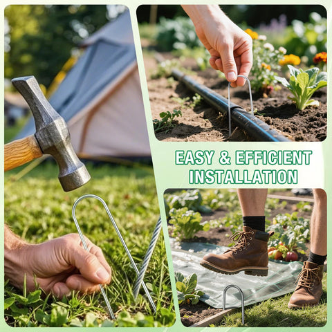 FUIJOL versatile use for weed barrier, irrigation tubing, and lawn stabilization.