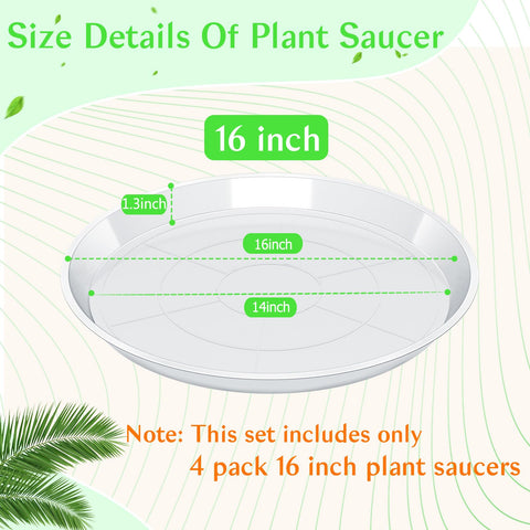 FUIJOL durable plastic drip tray is reusable for long-lasting plant protection.