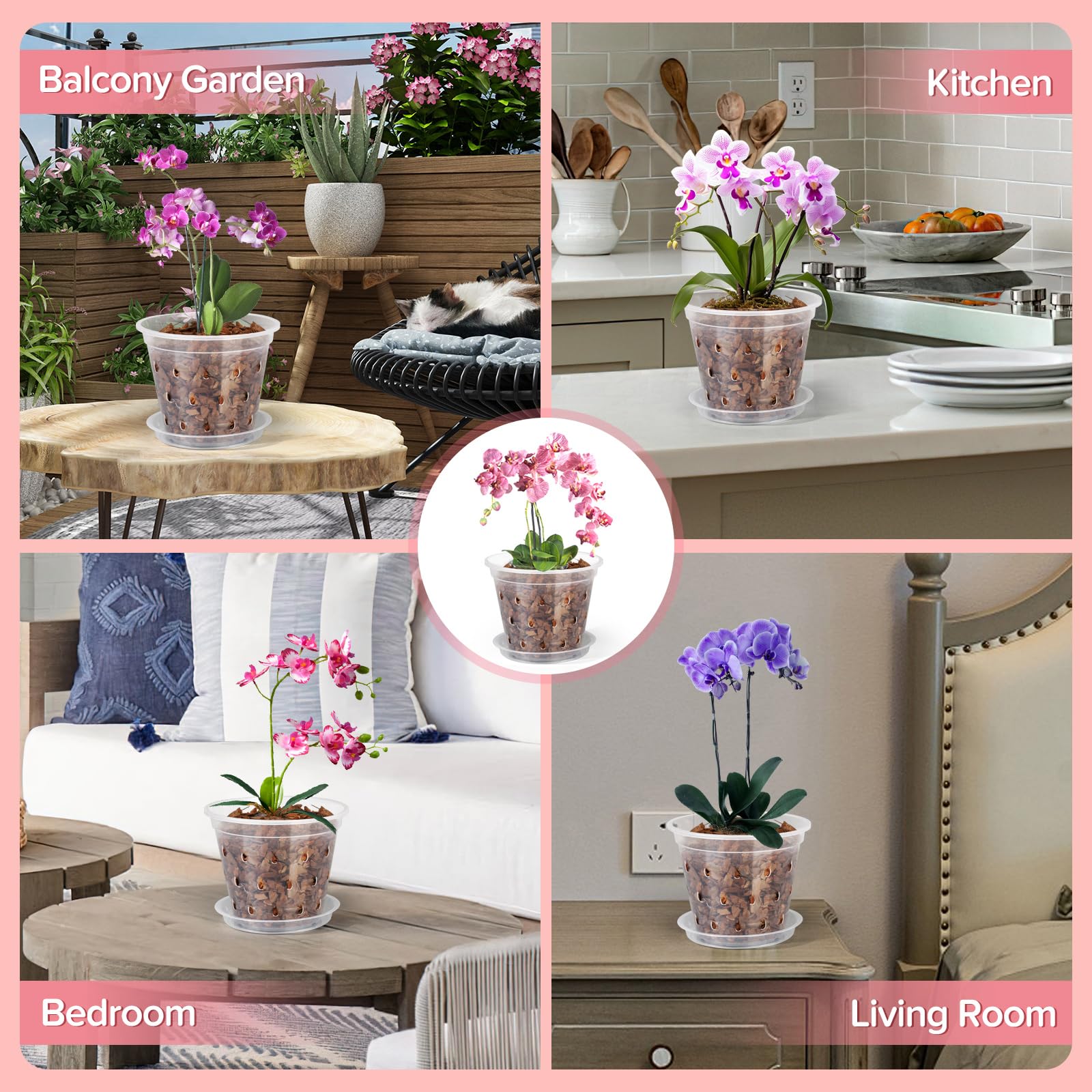 FUIJOL durable orchid pot—built to withstand long-term use.