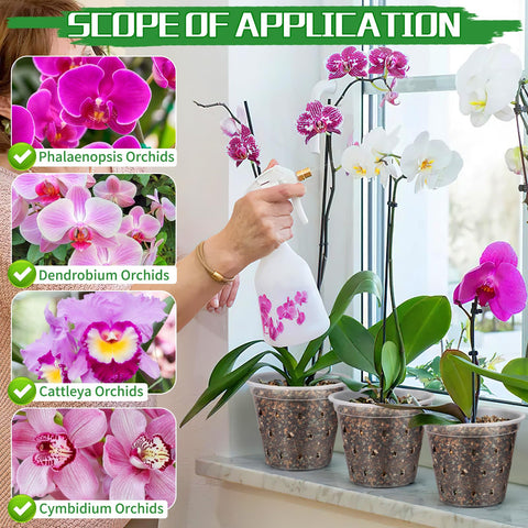 FUIJOL indoor-outdoor orchid pot suits liner use inside ceramic pots