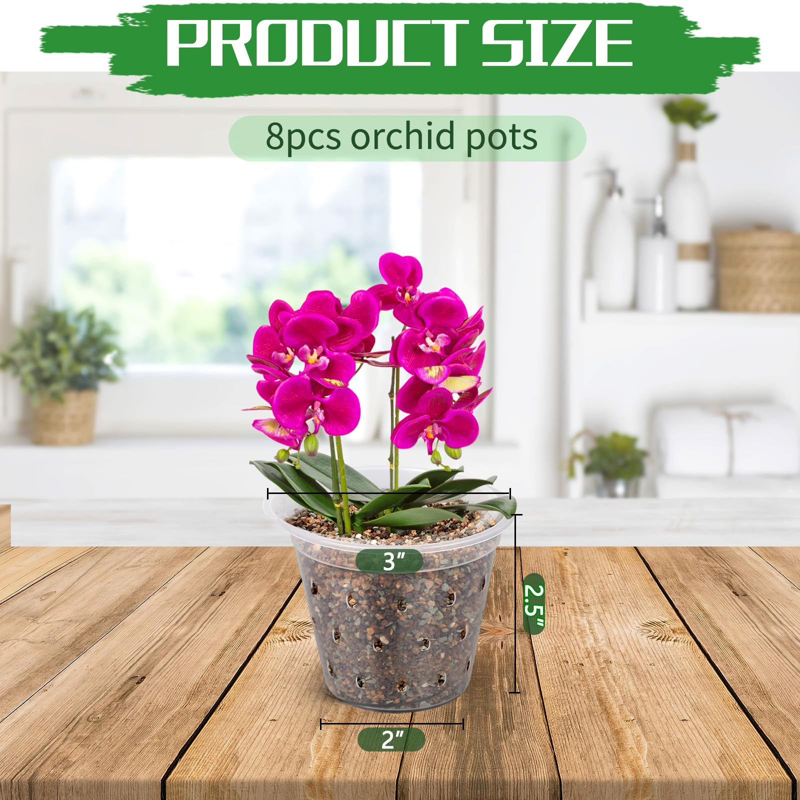 FUIJOL orchid pot suitable for indoor or outdoor use