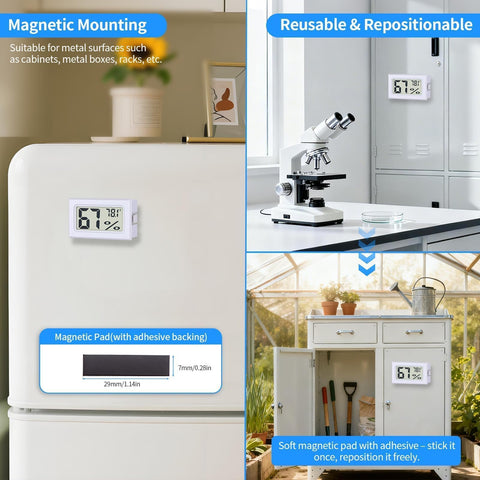 Fuitnerd 8-pack humidity monitor supports multi-zone tracking across home spaces.