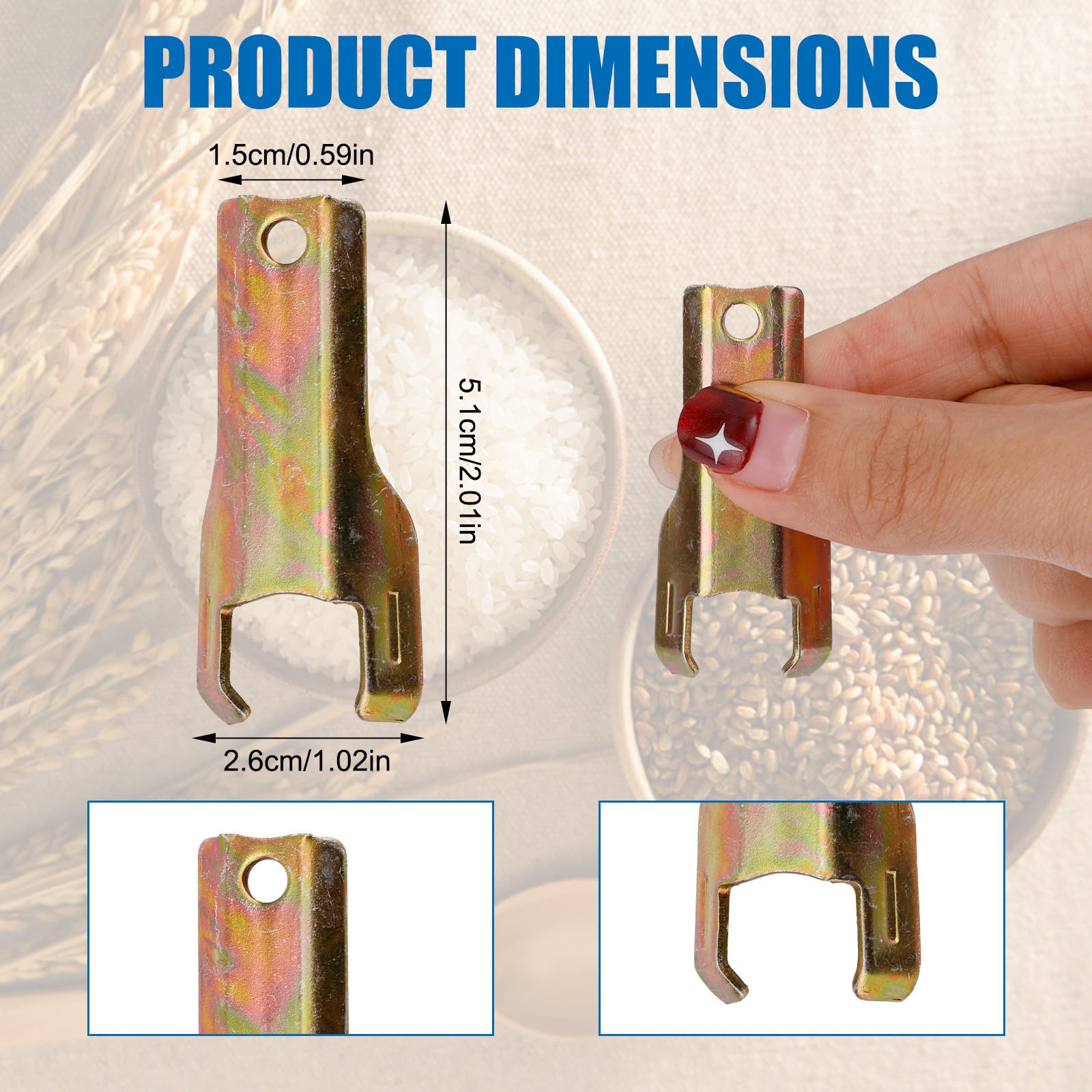 Fukaisu stainless-steel rodent key compact design for easy handling