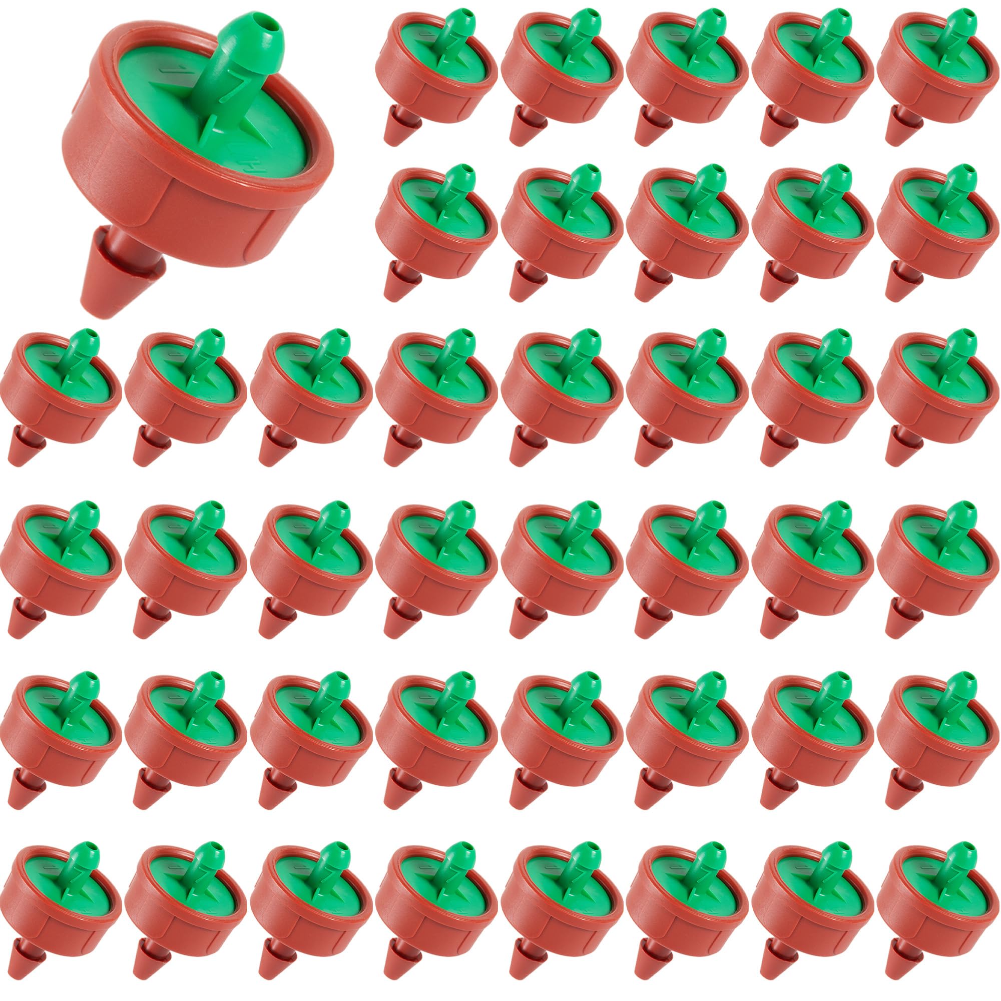 FULAIERGD 60-pack drippers product shot with steady 0.25 GPH flow