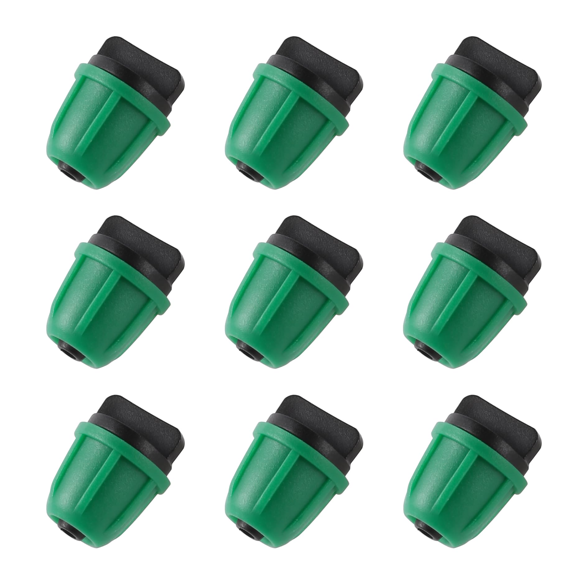 FULAIERGD 1/4-inch end plug for drip irrigation; durable and leak-proof.