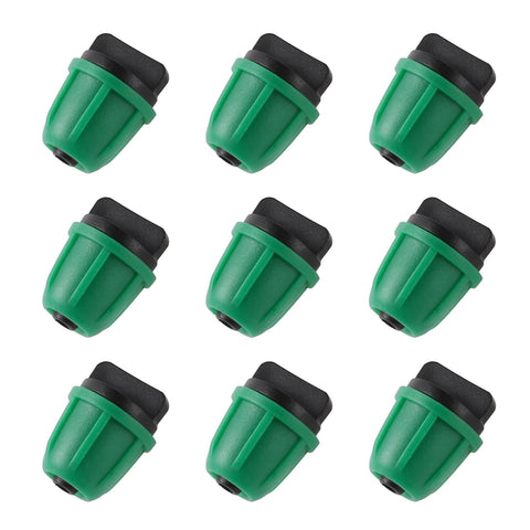 FULAIERGD 1/4-inch end plug for drip irrigation; durable and leak-proof.