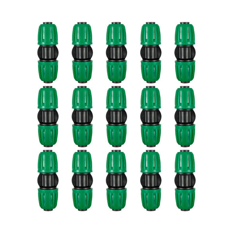 FULAIERGD 15-pack half-inch drip line couplers for reliable garden connections