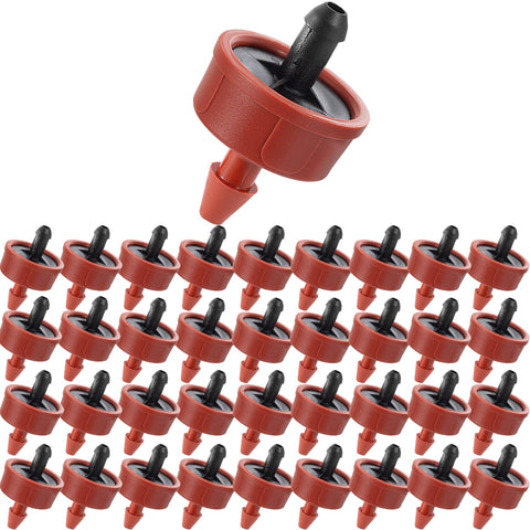 FULAIERGD 1GPH pressure-compensated dripper for pots ensures consistent watering.