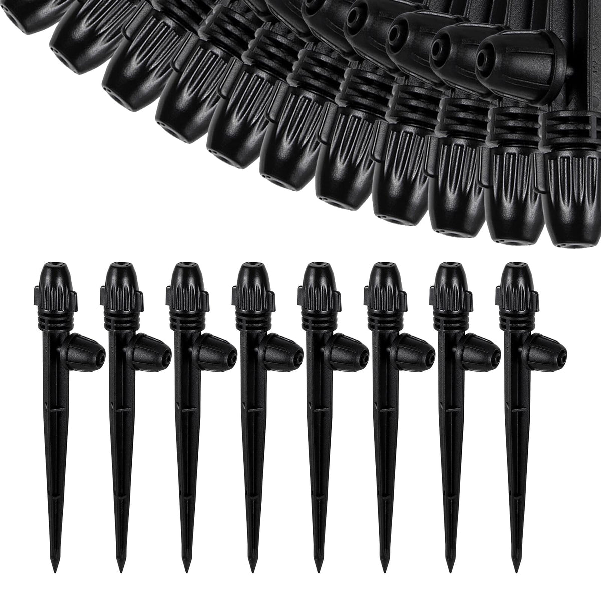 FULAIERGD 20 pack misting emitters for even garden watering.