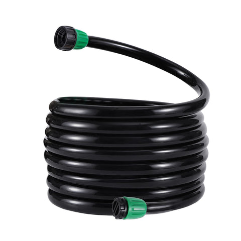 FULAIERGD 33ft main line drip tubing demonstrates 16mm/12mm sizing for efficient irrigation