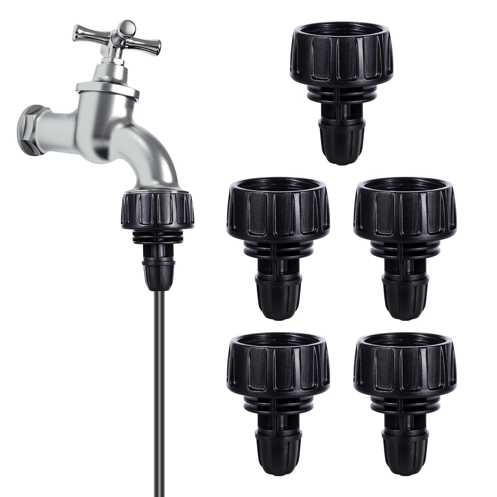 FULAIERGD 3/4-to-1/4 inch adapter kit packaging for easy irrigation setup.