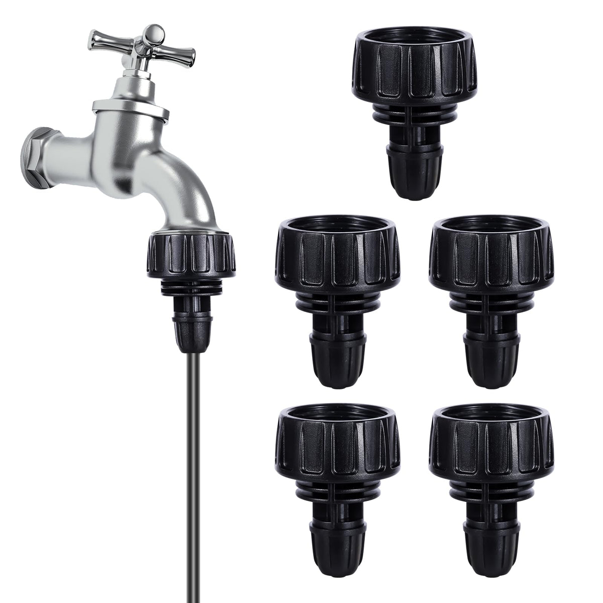 FULAIERGD 3/4-to-1/4 inch adapter kit packaging for easy irrigation setup.