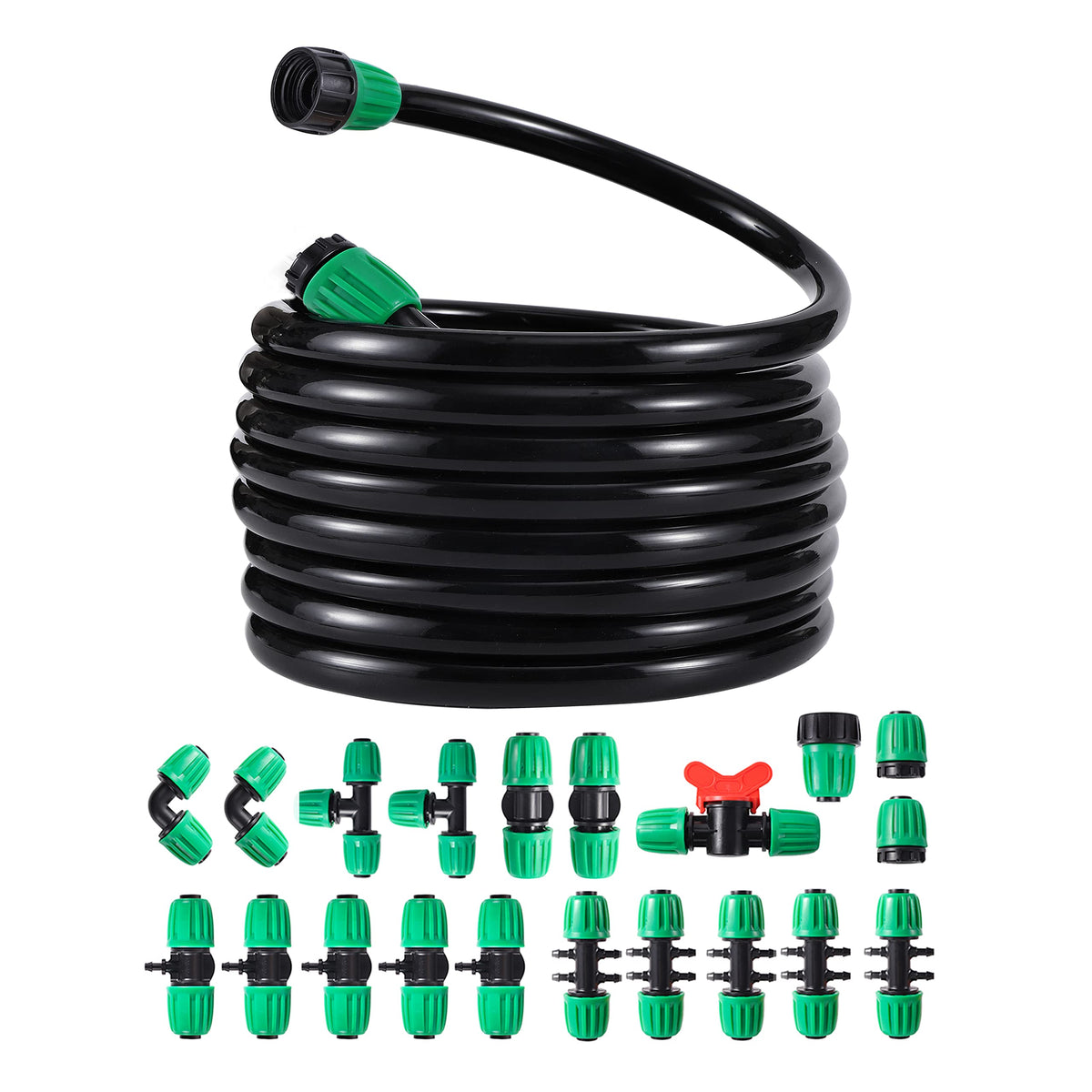 Fulaiergd 52ft PVC garden irrigation tube for versatile drip watering.