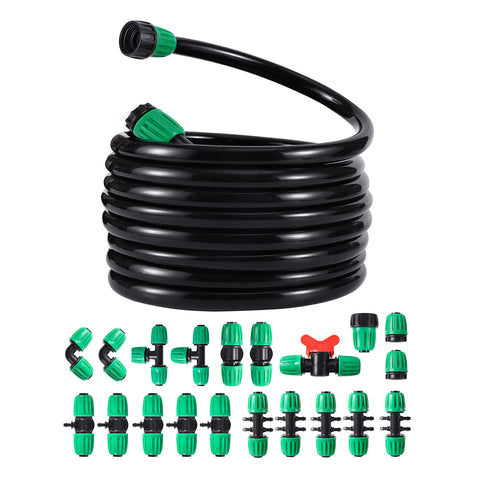Fulaiergd 52ft PVC garden irrigation tube for versatile drip watering.