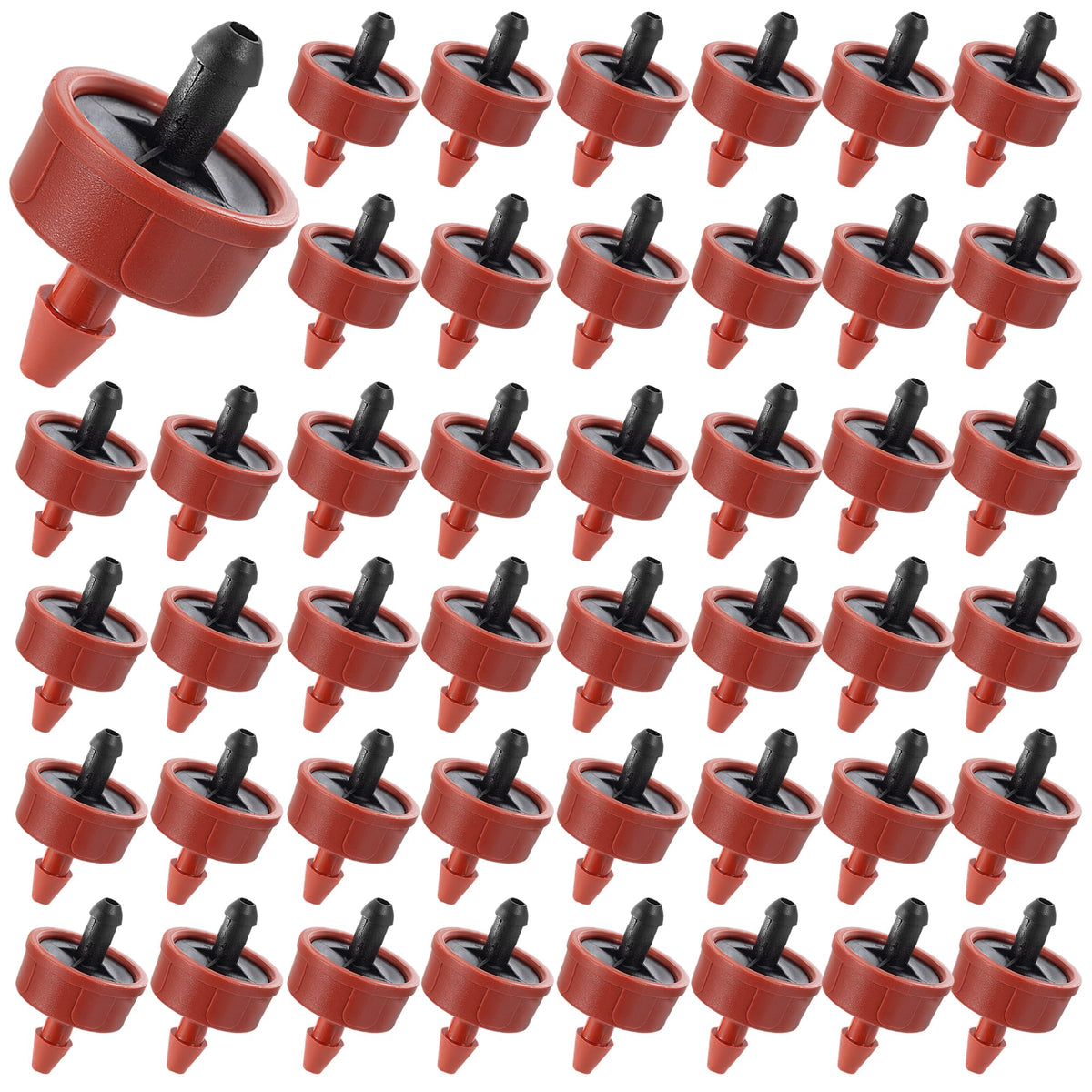 FULAIERGD 60pcs 1 GPH drippers pack for even garden irrigation