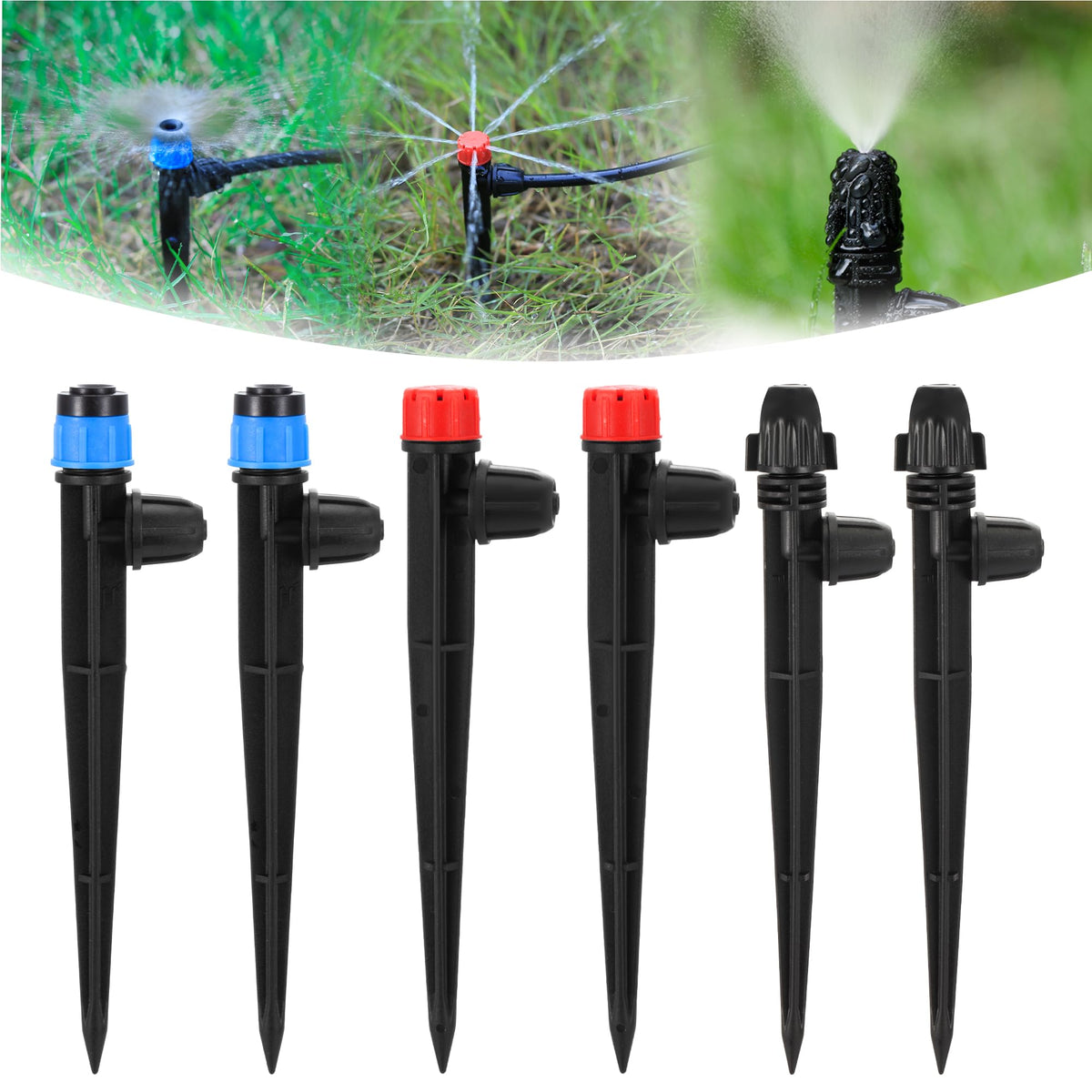 Fulaiergd 60-pack emitters packaging for efficient garden irrigation setup.