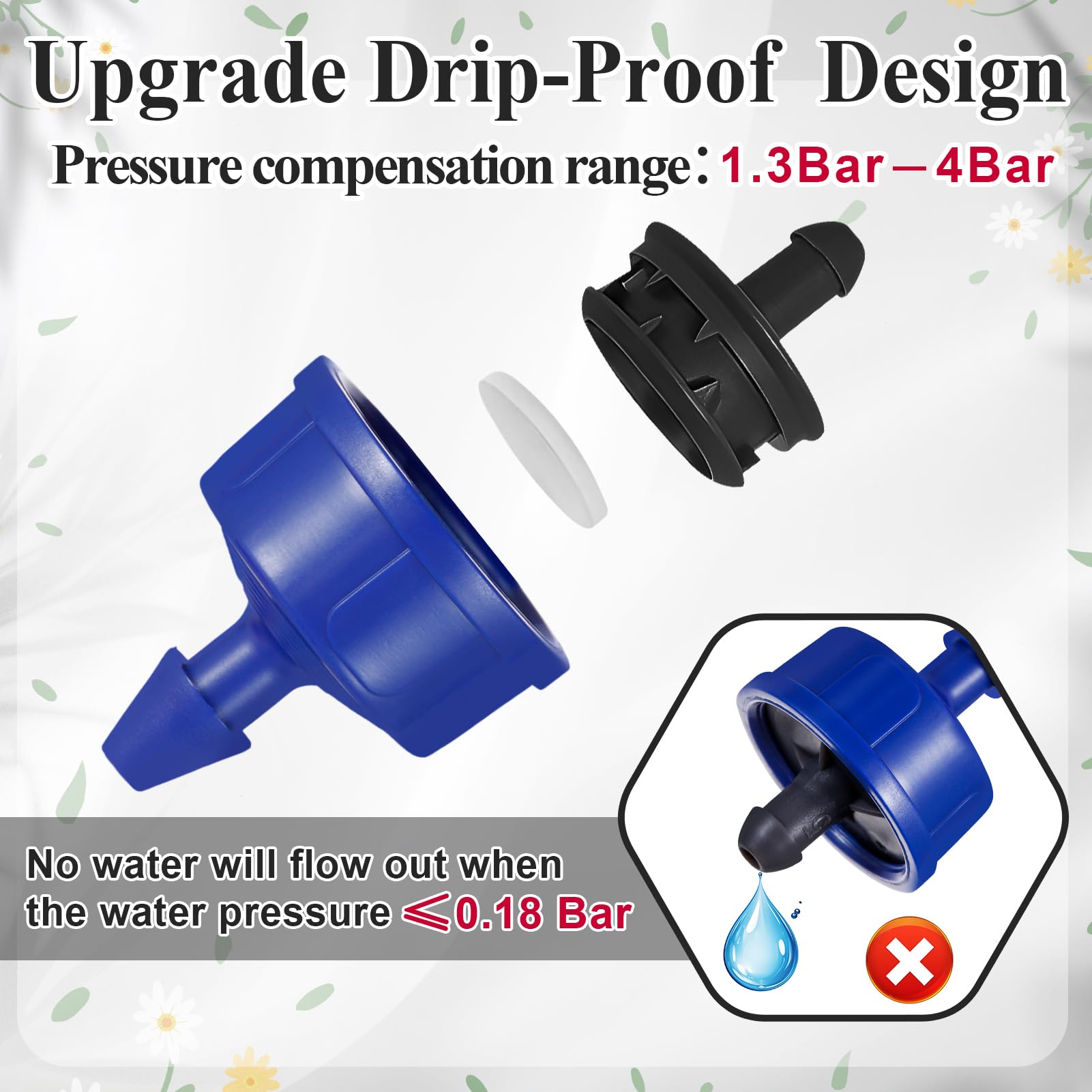 Fulaiergd 60-piece pack ready for versatile irrigation setups.