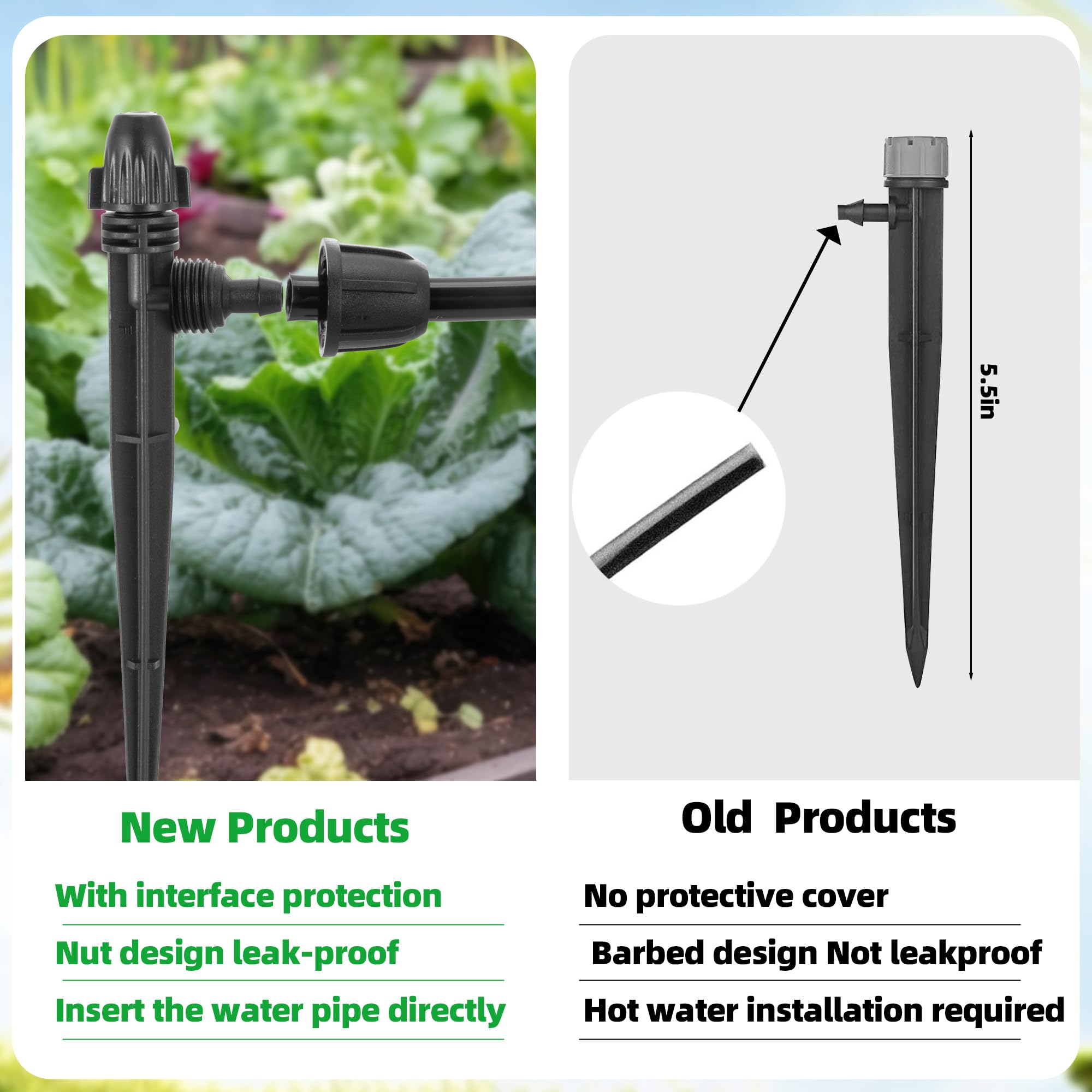Fulaiergd adjustable flow cap tailors watering rate.