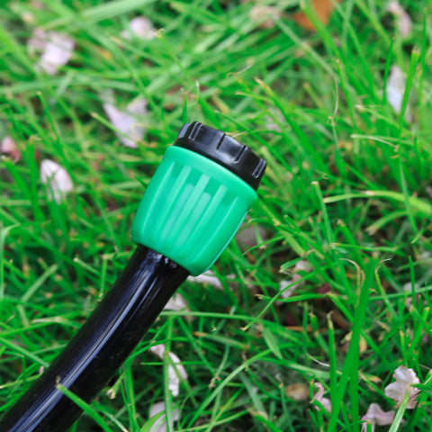 FULAIERGD barb-end plug secures 1/2 inch tubing in garden systems.