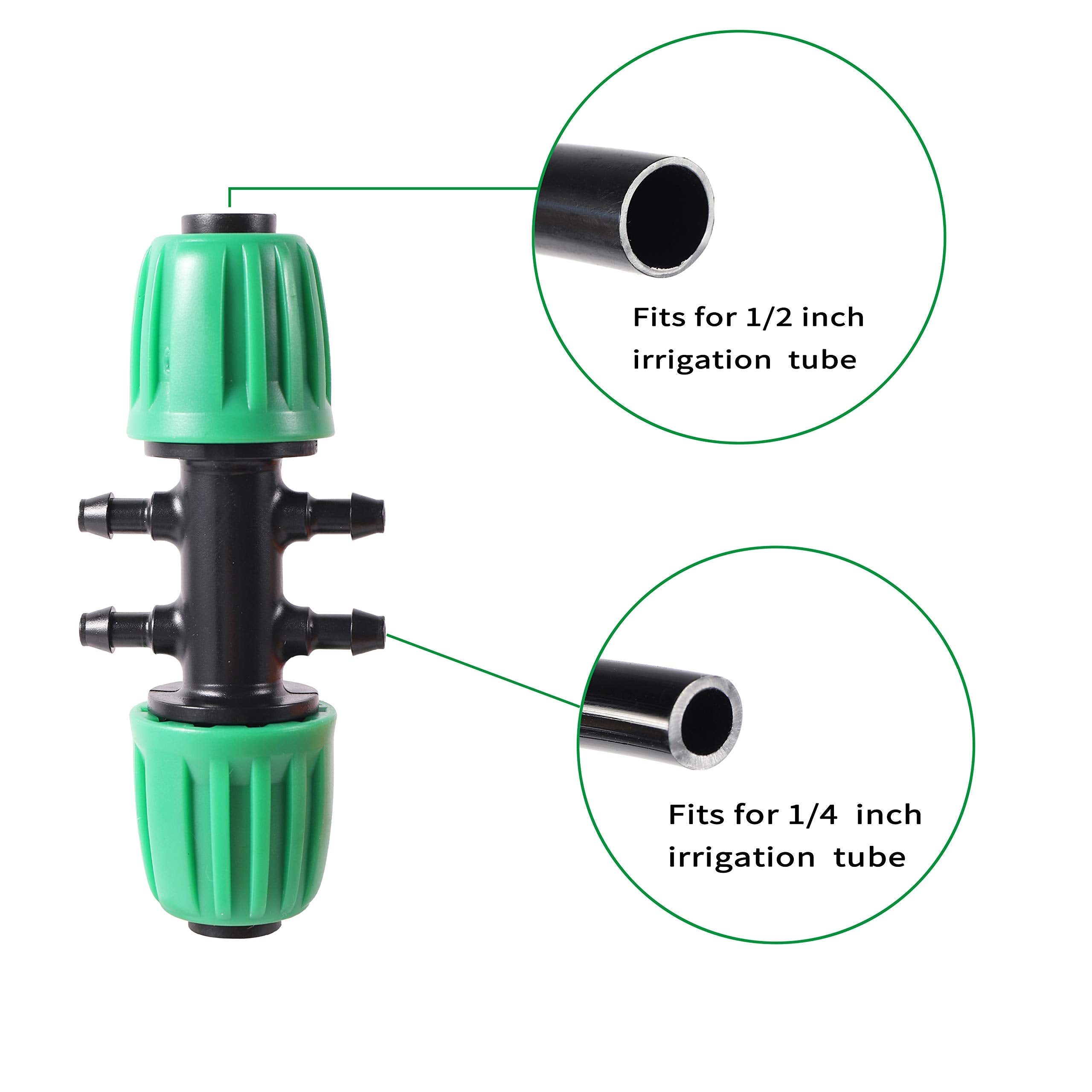 Fulaiergd DIY irrigation system kit enables customizable garden layouts.
