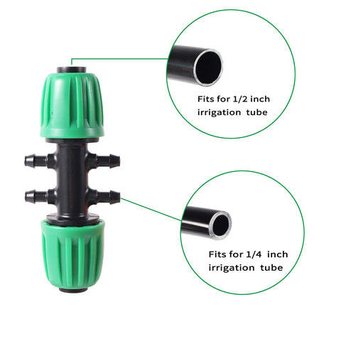 Fulaiergd DIY irrigation system kit enables customizable garden layouts.