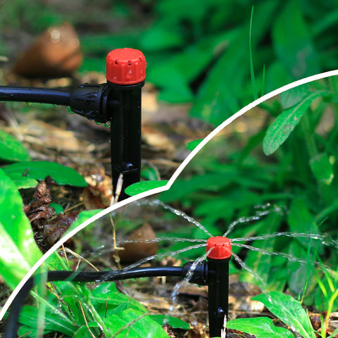 FULAIERGD garden irrigation emitter ideal for pots, trees, shrubs, and greenhouses
