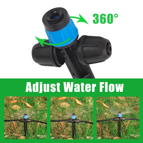 FULAIERGD compact emitter system in greenhouse or pot setup